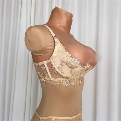 Open Cupless Bra Extreme Shelf Bra Open With Support Bra Open 1 4 Cup Crotchles Lingerie Half