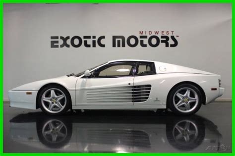 1992 Ferrari 512 TR CLASSICHE CERTIFIED White On Black FRESH MAJOR