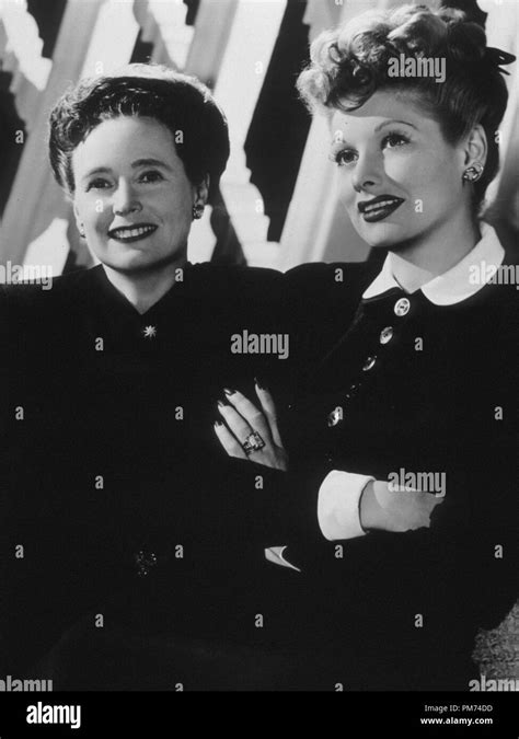 Studio Publicity Still: Lucille Ball with her mother Desiree Ball circa ...