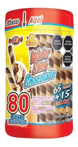 Wafer Stick Chocolate Piezas Las Delicias Barquillo