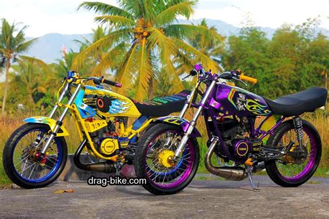 Foto Gambar Modifikasi Rx King Modif Keren Air Brush Kontes Drag