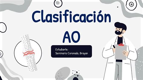 Resúmenes de Clasificación AO Descarga apuntes de Clasificación AO