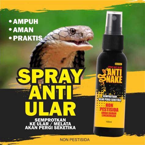 Alat Pengusir Ular Masuk Rumah Non Pestisida Anti Snake Ampuh Spray