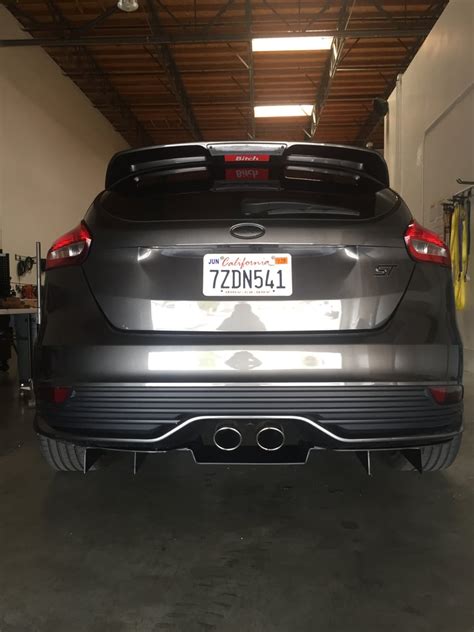 Downforcesolutions — 2013 2017 Ford Focus St Rear Diffuser