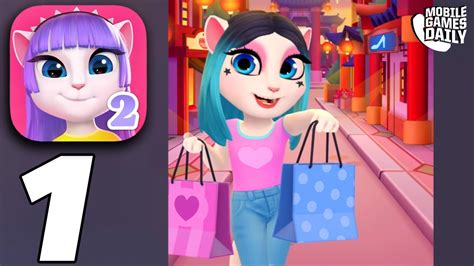 My Talking Angela Gameplay Walkthrough Part Ios Android Youtube