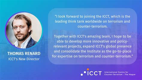 Iccts New Director Thomas Renard International Centre For Counter