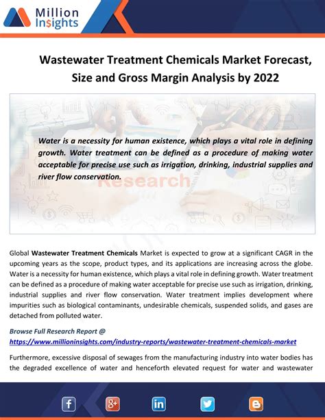 Ppt Wastewater Treatment Chemicals Market Outlook End Users Analysis