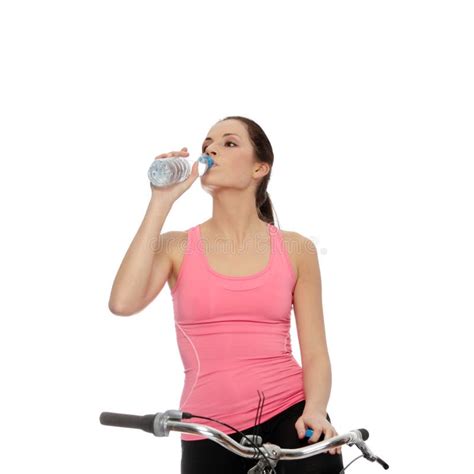 Attractive Brunette Topless Woman With Long Hair Stock Photo Image Of Elegant Dayspa