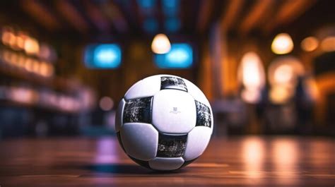 Premium AI Image | closeup shot of a soccer ball