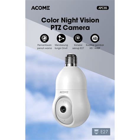 Jual Acome Cctv Apc S Smart Ip Wifi Camera Cctv K P Kamera