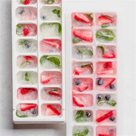 Fruit Ice Cubes - Plant Empowered Kitchen