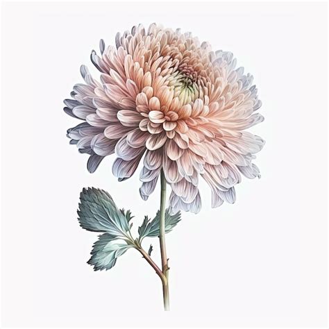 Premium Photo Watercolor Chrysanthemum Illustration Flowers Clipart