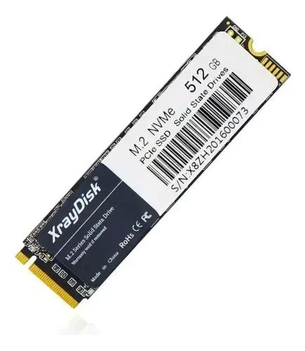 Ssd Xraydisk Nvme M 2 512gb Cor Preto Frete grátis