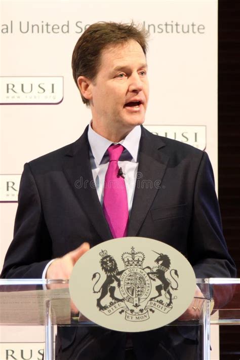 Nick Clegg: Britain S Deputy Prime Minister. Editorial Image - Image of ...