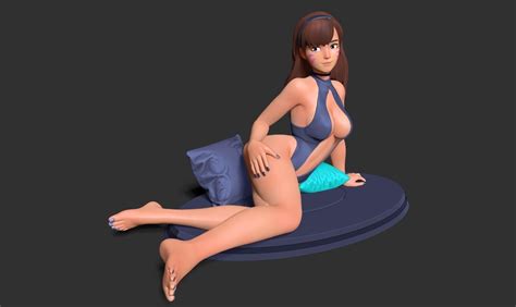 Dva Overwatch Fanart D Model D Printable Cgtrader