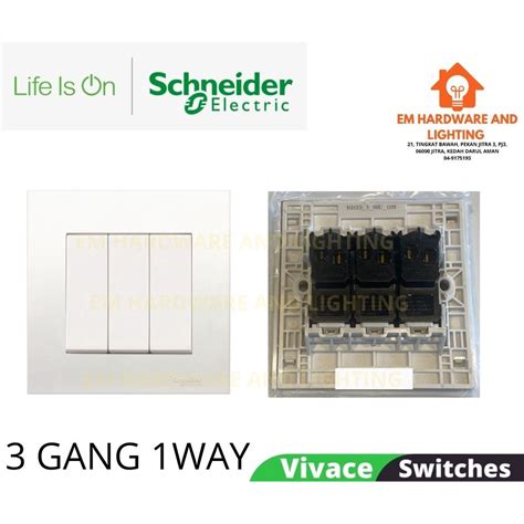 Schneider Vivace Series Switches 13a Switch Socket Plug Shopee Malaysia