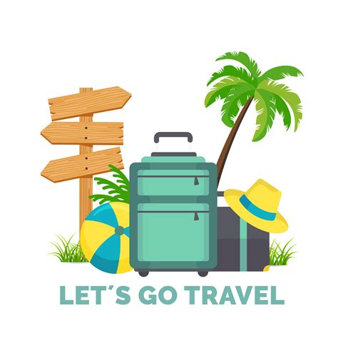 Travelling Vacation Design Illustration Png