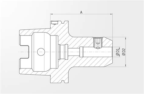 Weldon Tool Holder Din Hsk A Oversize Mm A