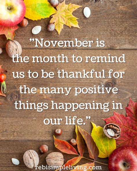 Sweet And Happy November Quotes To Inspire Gratitude