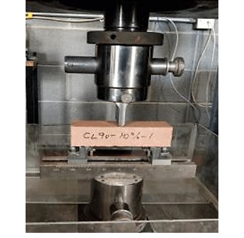 Device Assembly For The Three Point Flexural Strength Test Showing A Download Scientific