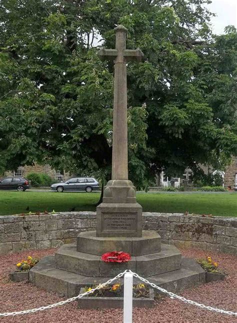 War Memorial Wark On Tyne Northumberland England