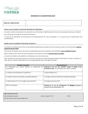 Remplissable En Ligne Association Demande De Subvention 2024 Faxer