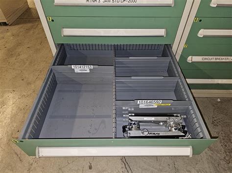 Used Stanley Vidmar Drawer Industrial Tooling Parts Cabinet X