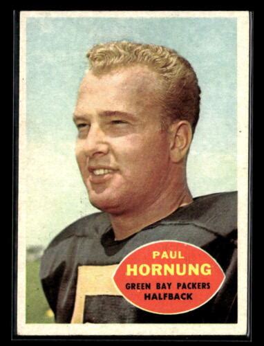 1960 Topps 54 Paul Hornung Packers EX EBay