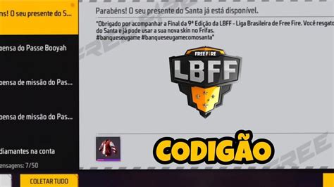 Codiguin Ff Novo C Digo Free Fire Infinito Da Lbff Free Fire Mania