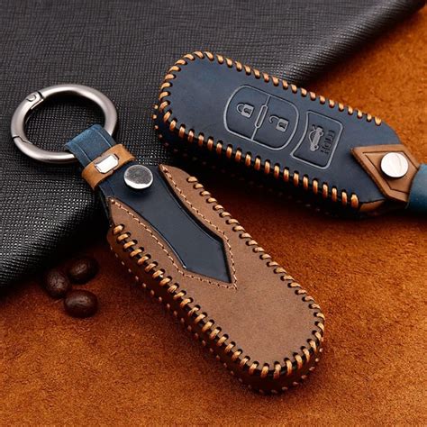 Genuine Leather Car Key Case Cover Keychain For Mazda Cx Cx Cx