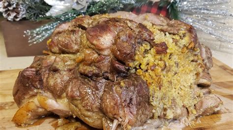 Pernil Relleno De Arroz Apastelado YouTube