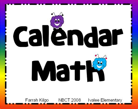 Think * Share * Teach: Calendar Math Routine Freebies