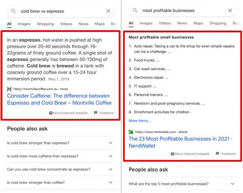 Featured Snippets Types Benefits And Ways To Optimize For Them