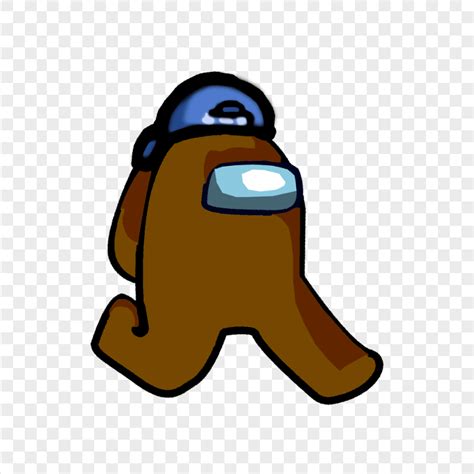 Hd Purple Among Us Crewmate Character With Backwards Baseball Cap Png