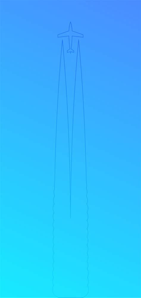 Minimalist plane made by me : r/Verticalwallpapers