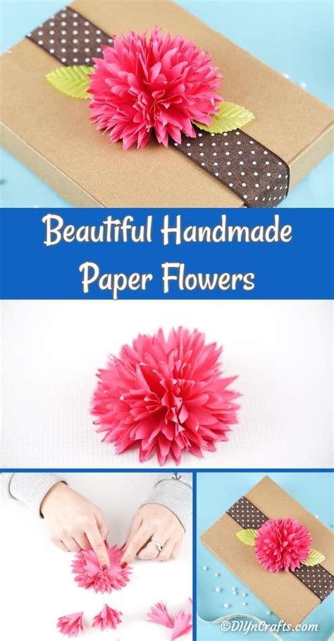 Beautiful Handmade Paper Flowers (Video Tutorial) | Easy Paper Craft