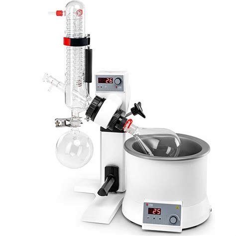 Laboratory Lcd L Vertical Rotary Evaporator With Set Of Glassware