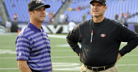 U M Coach Jim Harbaugh At Brothers Nfl Playoff Game