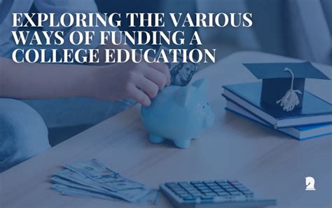Exploring the various ways of funding a college education - Gratz Park ... 