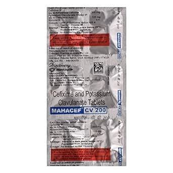 Mahacef CV 200 Strip Of 6 Tablets Amazon In Health Personal Care