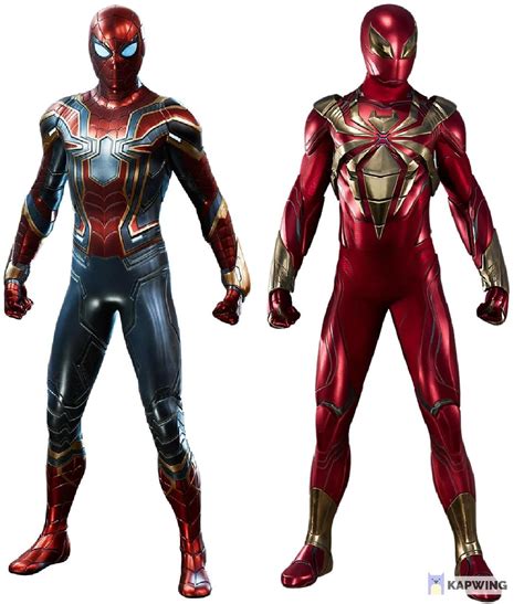 Do you think the MCU Iron Spider suit should've just been Red and Gold instead of Black as well ...