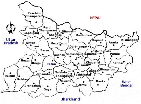 List of Districts of Bihar | Bihar District Map 2023 PDF Download ...