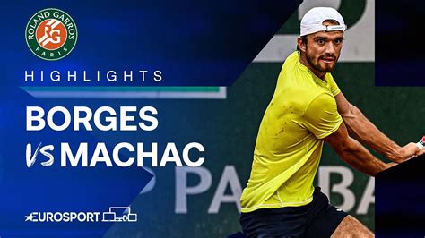 Nuno Borges Vs Tomas Machac Round 1 French Open 2024 Highlights