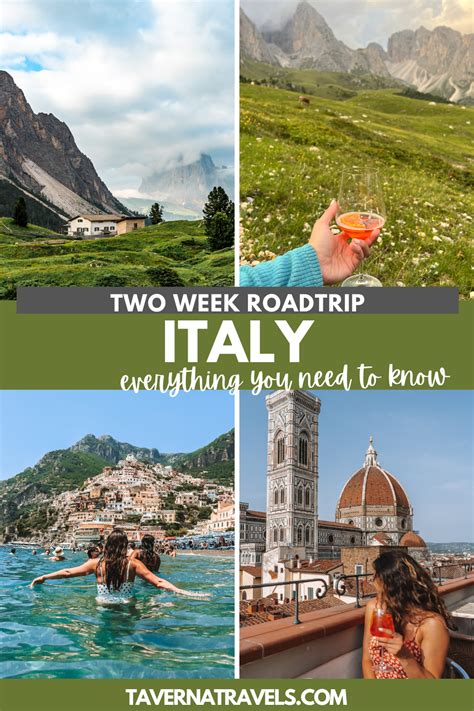 Italy Road Trip Itinerary: 2 Week Italy Itinerary | taverna travels