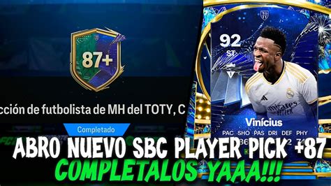 ABRO NUEVO SBC PLAYER PICK 87 ASEGURADO MERECE LA PENA En EA SPORTS