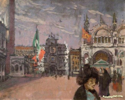 Piazza San Marco, Venice Artwork By Walter Richard Sickert Oil Painting & Art Prints On Canvas ...