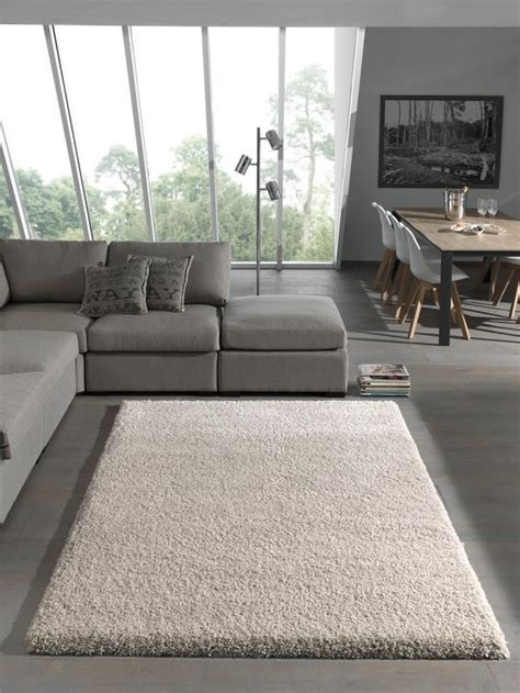 Vloerkleed Hoogpolig Shaggy Prime Vloerkleed 120X170 Cm Beige Bol