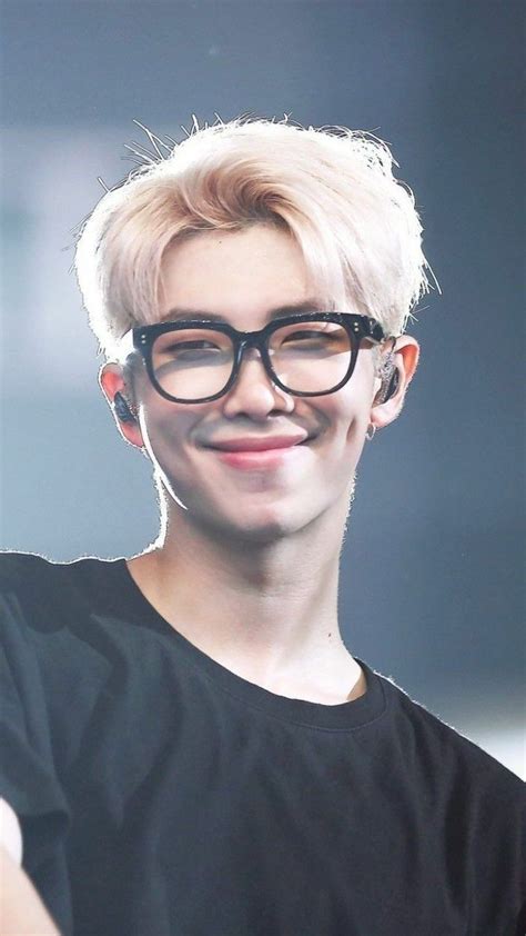 RM In Glasses Looks Soo Cute Rap Monster BTS Bts Groupe Et Namjoon