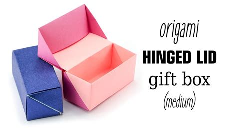 Origami Hinged T Box Tutorial Paper Kawaii Origami Paperkawaii Origami Boite Cube