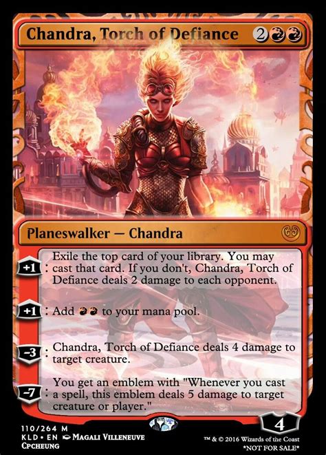 Chandra Torch Of Defiance Chandra Magic The Gathering Defiance